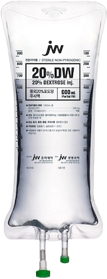 중외20%포도당주사액_(120g/600mL/백) 제품 사진