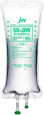 중외50%포도당주사액_(250g/500mL/백) 제품 사진