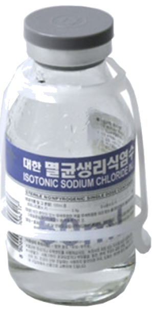 대한멸균생리식염수_(0.45g/50mL/병) 제품 사진
