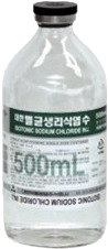 대한멸균생리식염수_(4.5g/500mL/병(PP)) 제품 사진