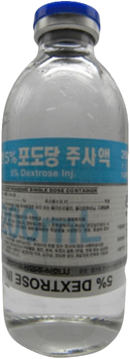 대한포도당주사액5%_(10g/200mL/병) 제품 사진
