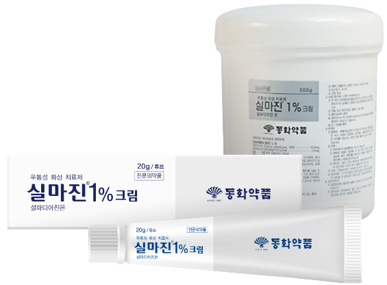 실마진1%크림_(5g/500g) 제품 사진