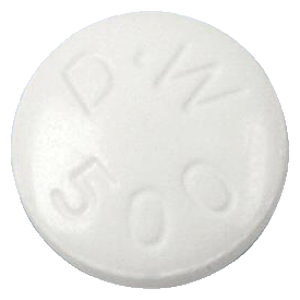 다이아벡스정500mg 제품 사진