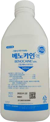 베노카인액_(1.5g/500mL) 제품 사진