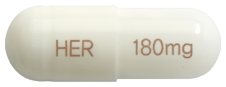 헤르벤서방캡슐180mg 제품 사진