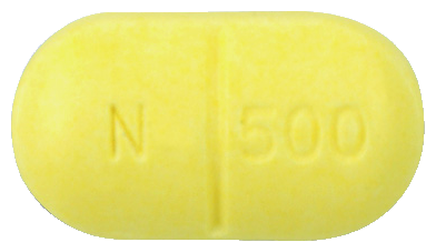 나부톤정500mg 제품 사진