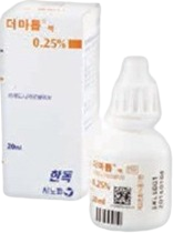 더마톱액0.25%_(50mg/20mL) 제품 사진
