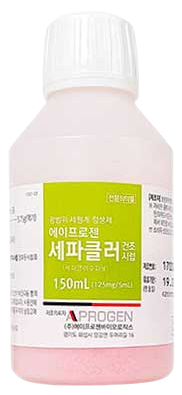 에이프로젠세파클러건조시럽125mg/5ml_(3.75g/150mL) 제품 사진