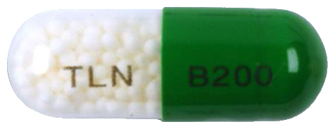 테올란비서방캡슐200mg 제품 사진