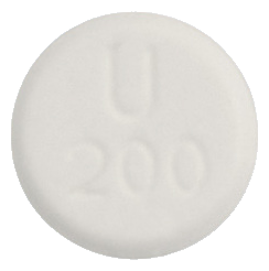 유니필서방정200mg 제품 사진