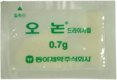 오논드라이시럽_(70mg/0.7g) 제품 사진