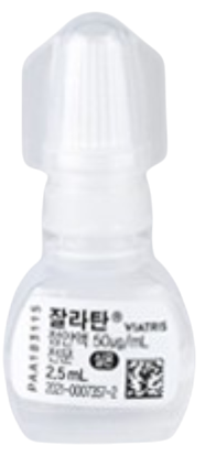 잘라탄점안액50㎍/㎖_(0.125mg/2.5mL) 제품 사진