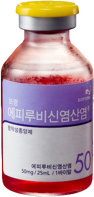 보령에피루비신염산염주_(50mg/25mL) 제품 사진