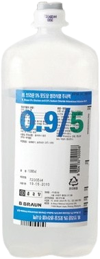비브라운5%포도당생리식염주사액_(1000mL) 제품 사진