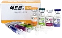 에포론주사액프리필드시린지10000IU/mL_(6KIU/0.6mL) 제품 사진