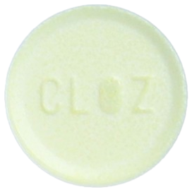 클로자릴정25mg 제품 사진