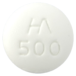 글루코다운정500mg 제품 사진