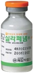 실라페넴주250mg,500mg 제품 사진