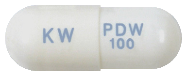펜다운캡슐100mg 제품 사진