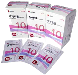 애피트롤내복현탁액_(0.4g/10mL) 제품 사진