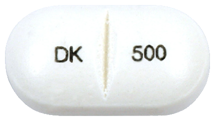 데파킨크로노정500mg 제품 사진