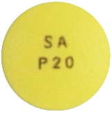 파리아졸정20mg 제품 사진
