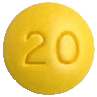라베트라정20mg 제품 사진