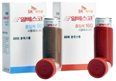 알베스코흡입제160_(9.6mg/60회) 제품 사진