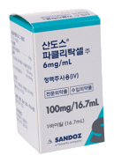 산도스파클리탁셀주6mg/mL_(0.1g/16.7mL) 제품 사진