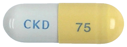 타미비어캡슐75mg 제품 사진