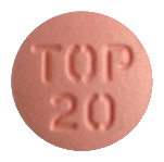 탑스타틴정20mg 제품 사진