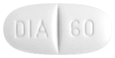 디아미크롱서방정60mg 제품 사진