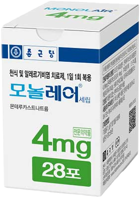 모놀레어세립4mg_(4.16mg/1포) 제품 사진