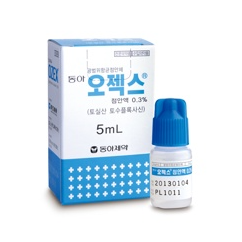 동아오젝스점안액_(15mg/5mL) 제품 사진