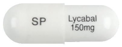 리카발캡슐150mg 제품 사진