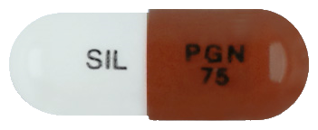 프리린캡슐75mg 제품 사진