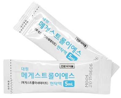 대원메게스트롤이에스현탁액_(0.625g/5mL) 제품 사진