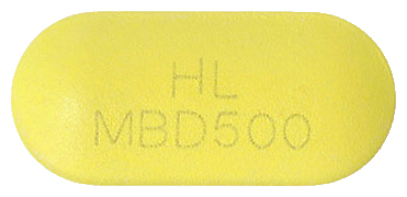 마비드정500mg 제품 사진