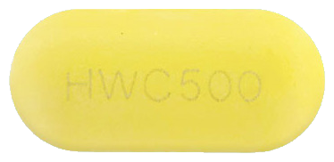 크래시드정500mg 제품 사진
