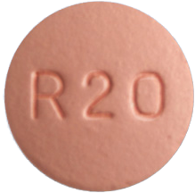 로스토정20mg 제품 사진