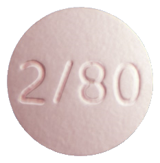 리바로브이정2/80mg 제품 사진