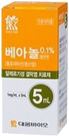 베아놀점안액0.1%_(5.55mg/5mL) 제품 사진