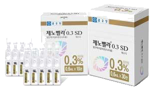 제노벨라0.3에스디점안액_(1.8mg/0.6mL) 제품 사진