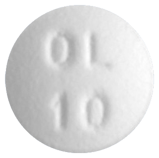 테바올란자핀정10mg 제품 사진