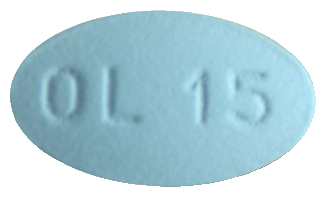 테바올란자핀정15mg 제품 사진