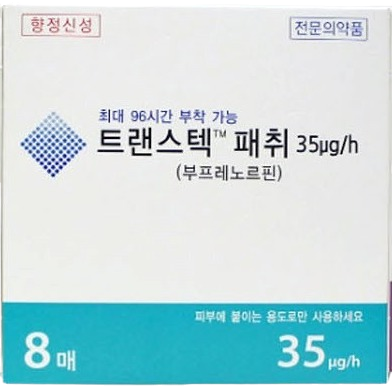 트랜스텍패취35μg/h 제품 사진