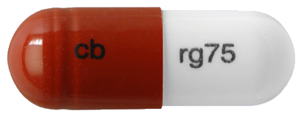 프레가바캡슐75mg 제품 사진