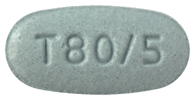 트윈베타정80/5mg 제품 사진