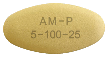 아모잘탄플러스정 5/100/25mg 제품 사진