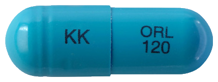 제로다운캡슐120mg 제품 사진